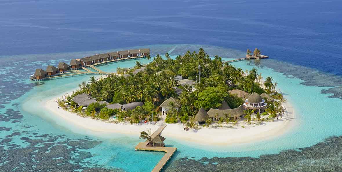 Kandolhu Maldives: visto por un drone