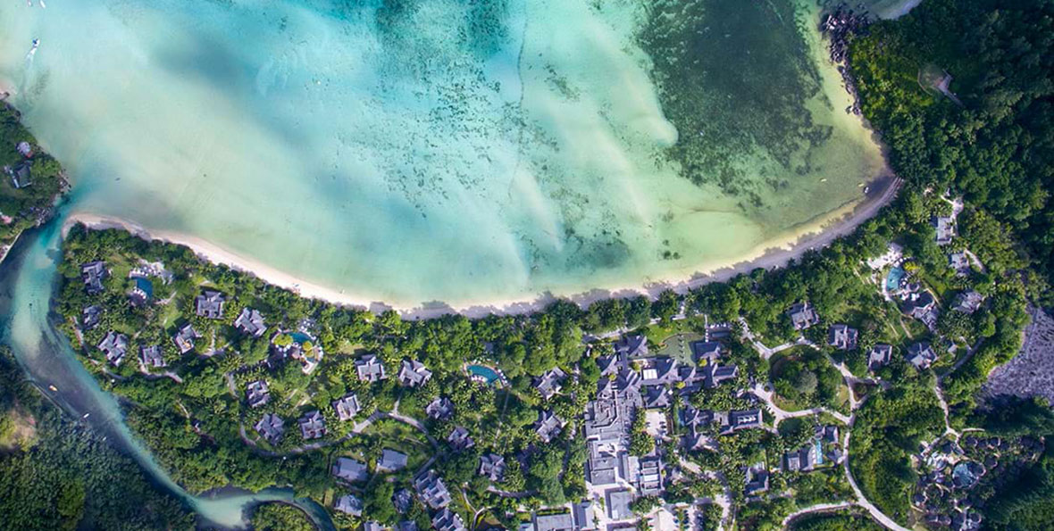 Ephelia Seychelles Aerial View - arenatours.com