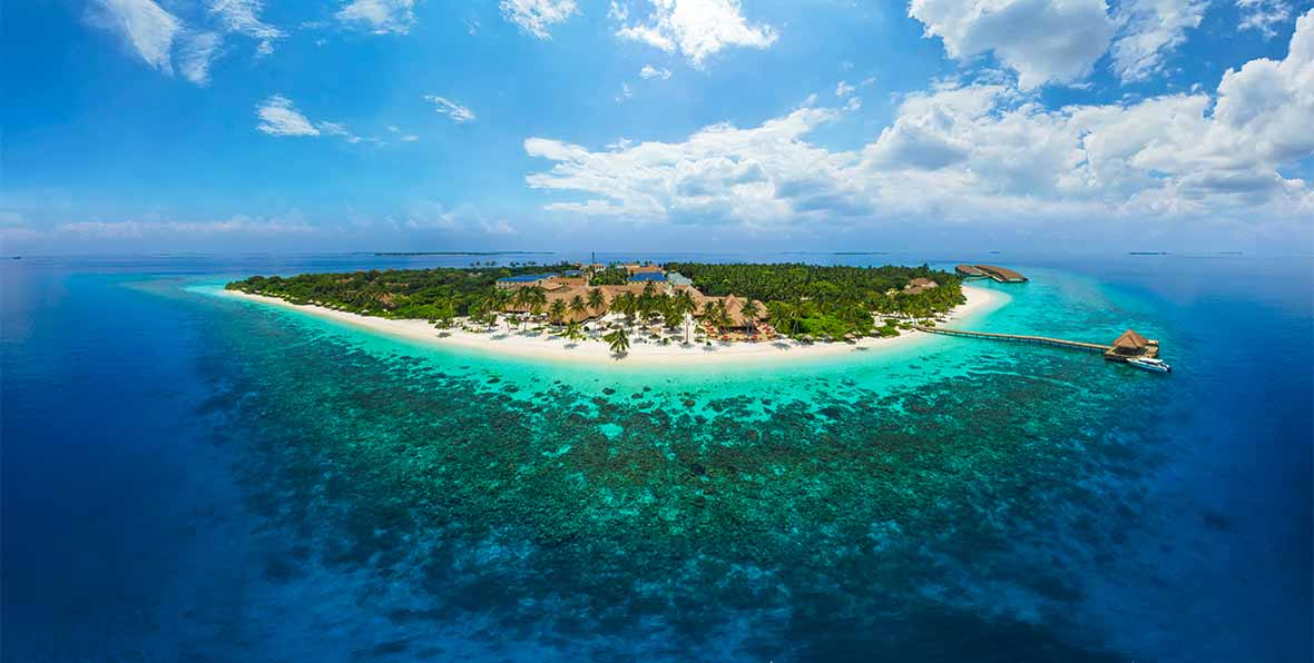 Reethi Faaru Maldives, vista aérea