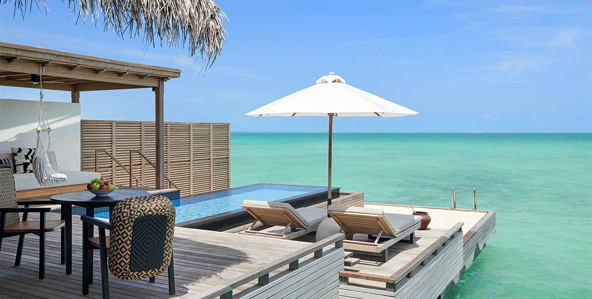 Fairmont Maldives Sirru Fen Fushi Grand Water Sunset Villa - arenatours.com