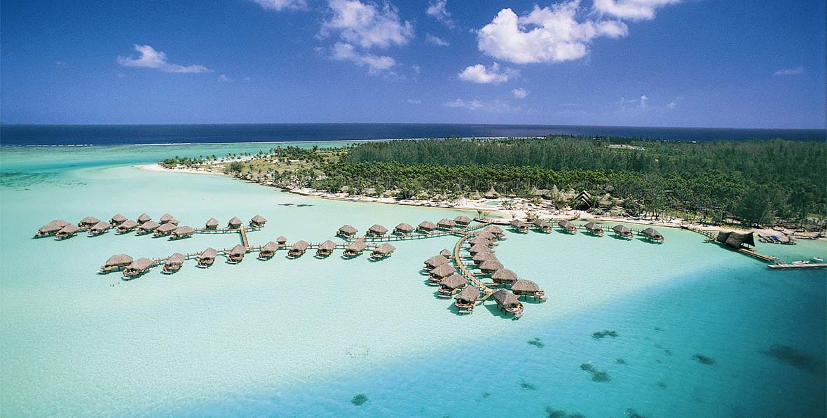 las villas en el agua de Bora Bora Pearl Beach