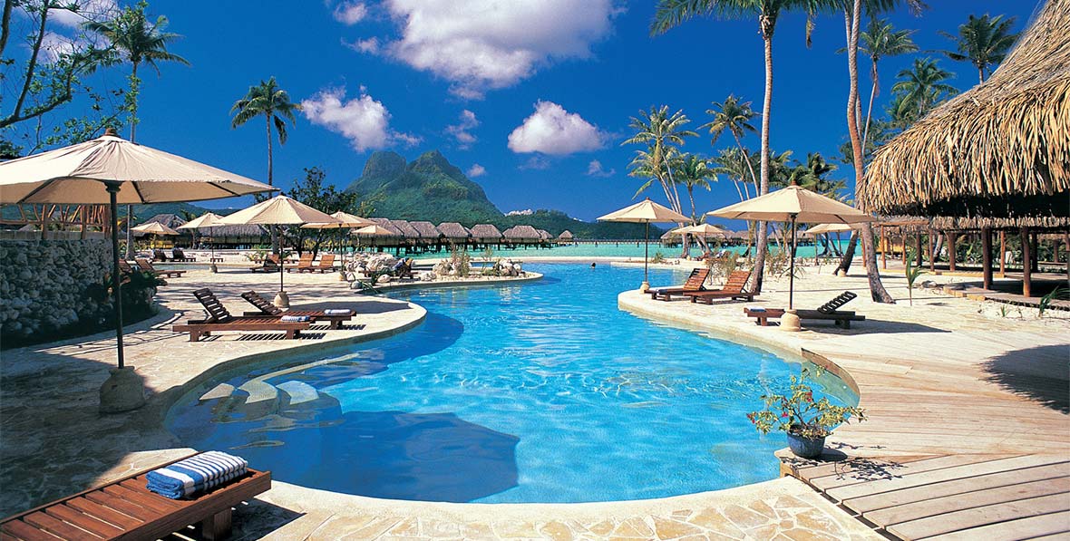 la piscina de Bora Bora Pearl Beach Resort