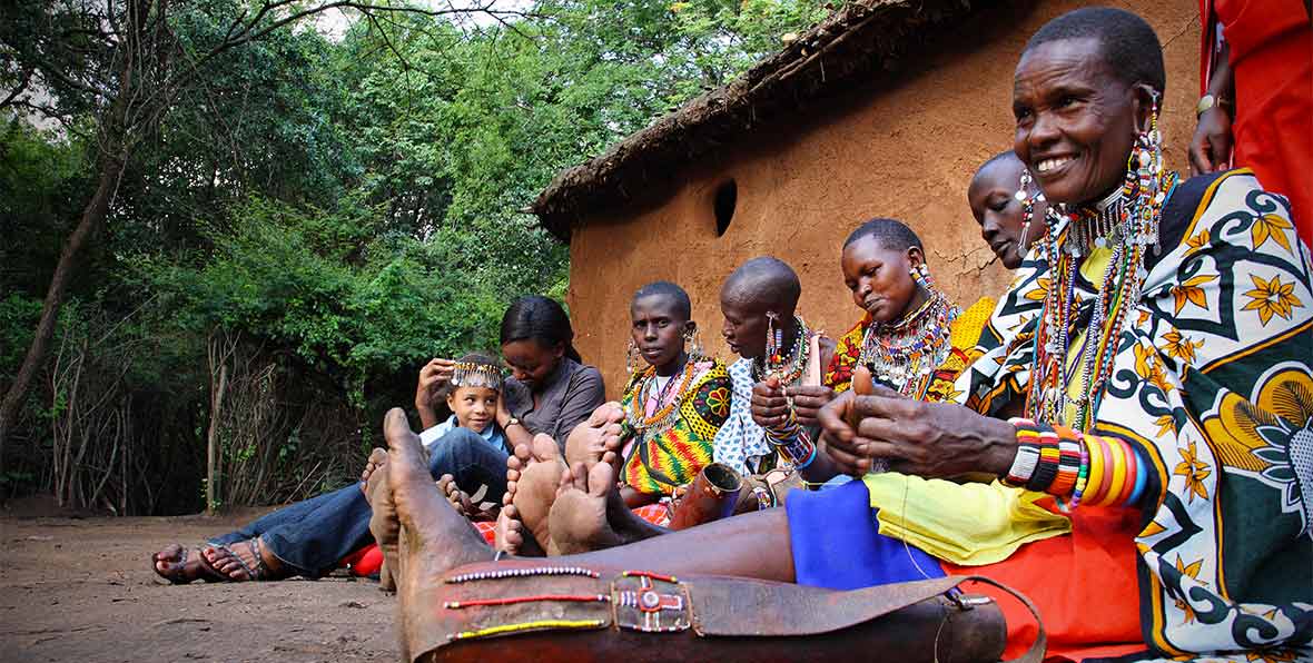 Visita poblado Masai